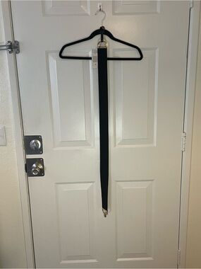 Black Wide Stretch Belt - XL